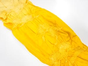 正絹　絞り　帯揚げ